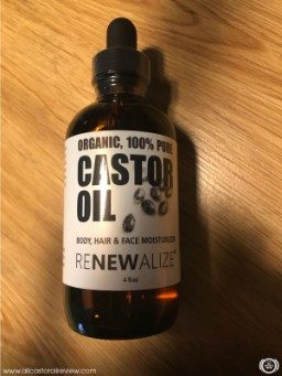 Front label of Renewalize Castor Oil