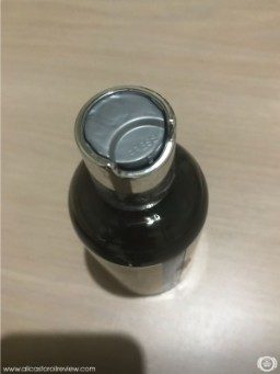 Bottle with press cap