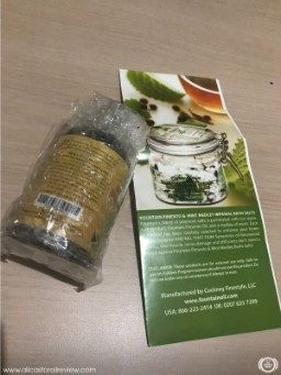 Packaging of Fountain Oil castor oil