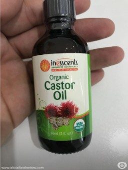 Inesscent castor oil label
